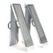 Idmarket - Set de 2 rampes pliables galvanisées spécial chargement