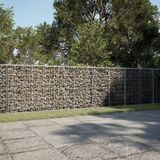 vidaXL Schanskorf - 1100x50x100 cm - Gegalvaniseerd - Zilverkleurig