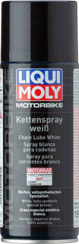 Liqui Moly Motorbike Kettingspray Wit 400ml