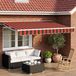 vidaXL Parasol extérieur électrique déroulant, 3 x 2,5 mètre