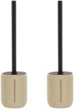 Tendance Toiletborstel Provence - Beige - Polyresin - 2 Stuks