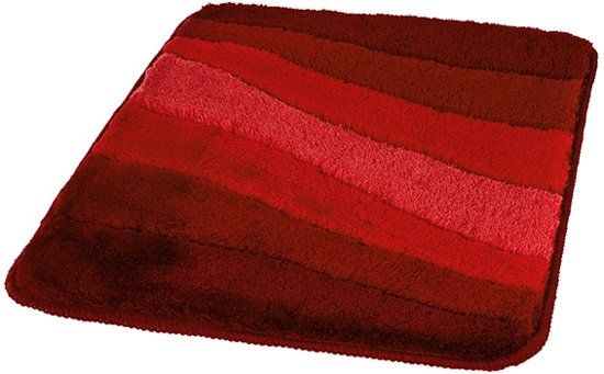 KLEINE WOLKE Badmat Ocean Rood 55x65cm