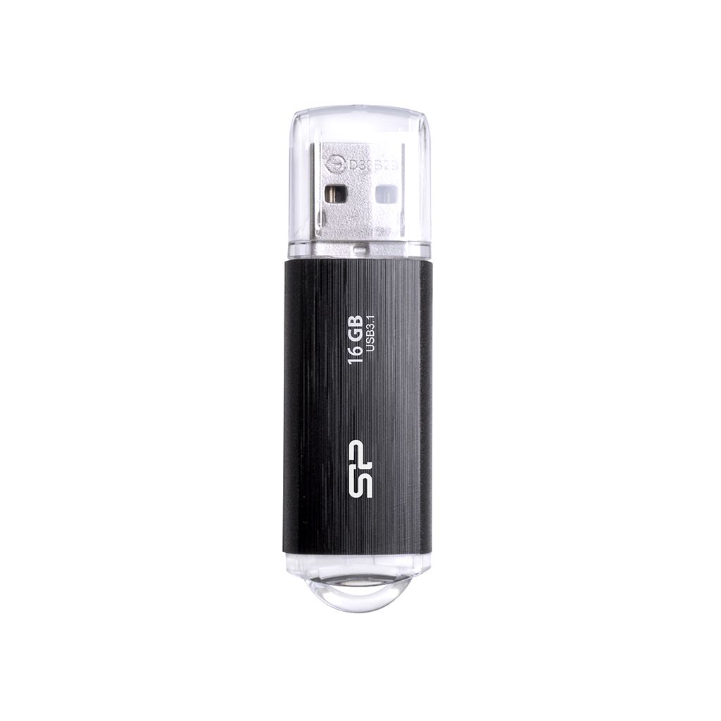 Silicon Power Blaze B02 USB 3.0 Flash Drive - 16GB - Black
