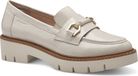 Tamaris COMFORT Dames Instappers 8-84704-42 beige Leer Maat 40 EU