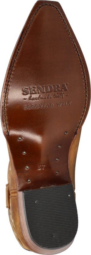 Sendra Gene Berdy dames cowboylaars - Cognac - Maat 39