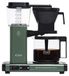 Café filtre - 4 à 10 tasses - Carafe en verre - 1,25 litre - Forest Green