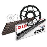 Kettingset DID Kettingset staal 420V / 126 clipslot voor Rieju RRX, Peugeot XPS Street Spike X 50 cc