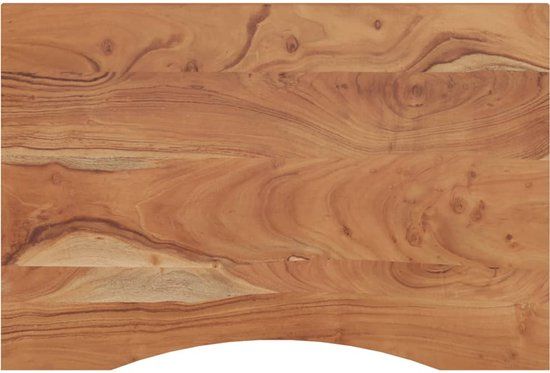 vidaXL Bureaublad - Rechthoekig - 80x60x2,5 cm - Massief Acaciahout