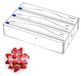 Distributeur de film avec lame de coupe - Organisateur de cuisine - Acrylique transparent - 33,5 x 22 x 7,5 cm - Durable et étanche