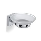 GEDY G-Pukde zeepbakje, kleur chroom, componenten van roestvrij staal en chroom, uniek design.