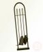 Fire Vida Arc Fire Companion Set, metaal, chroom / zwart, 4-delig