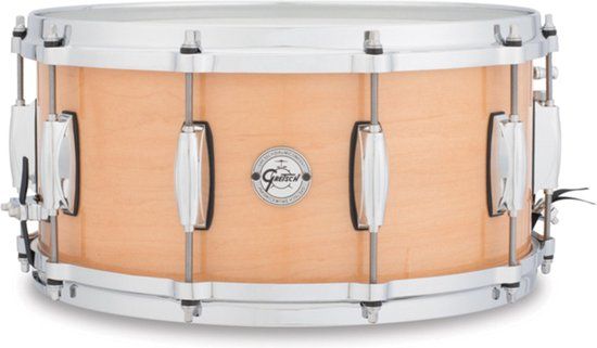 Gretsch zilver Series Maple Snare 14"x6,5", S1-6514-MPL - Snare drum