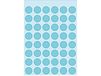 HERMA Etiket 1863 rond 12mm blauw 240stuks