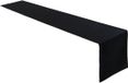 Lemos Home Tafelloper, tafellinnen van 100% katoen, 40 x 180 cm, zwart