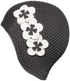 Fashy Flowers Rubber Zwembadmuts Zwart
