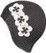 Fashy Flowers Rubber Zwembadmuts Zwart