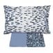 Gabel Million beddengoedset voor Frans bed, blauw