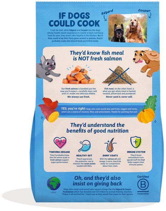 Edgard&Cooper Small Adult Dog Zalm - Hondenvoer - 3 kg