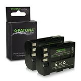 Patona 2x Premium Batterij EN-EL3E compatibel met Nikon D50 D70s D80 D90 D200 D300