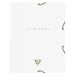 Clairefontaine 104514C - Flying Spirit map, met 3 kleppen, voor DIN A4, 24 x 32cm, kartonnen envelop, 1 stuk, wit met diverse designs