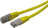 Waytex 33507 netwerkkabel 1 m Cat6 F/UTP (FTP) Geel