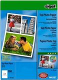 Sigel Inkjetfotopapier A4 Top - 125grs hoogwit 100 vel hoogglaans