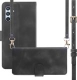 iMoshion Book Case Samsung Galaxy A54 - Zwart - Met pasjeshouder en koord