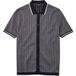 OLYMP Casual Regular Fit pull à manches courtes bleu marine, Jacquard