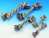Nobby flostouw met 2 knopen, katoen, multicolor, 180g
