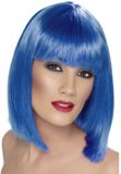 Smiffys Perruque Glam Bleu