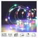 Fil de argent 80led multicolore usage intérieur