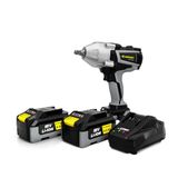 Rodcraft RC9077K4 accu-slagschroevendraaier eBeast, vierkant 1/2 inch, max. losmoment 1500 Nm, LED-licht, set met 2 x 4Ah accu + oplader + stoffen tas