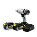 Rodcraft RC9077K4 accu-slagschroevendraaier eBeast, vierkant 1/2 inch, max. losmoment 1500 Nm, LED-licht, set met 2 x 4Ah accu + oplader + stoffen tas
