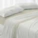 Burrito Blanco Velvelina® Hoeslaken, 90 cm breed bed (+ beschikbare maten), Design 007, moskleur (90 x 190/200 cm)