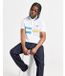 Lacoste DH8335 Poloshirt weiß/blau/gelb Größe 3