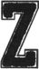 Urban Classics Letters Patch Zwart