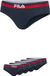 FILA - Urban Brief Gekleurde Waistband | 5-Pack | Dames Slip | Maat XS - Navy/Grijs/Wit