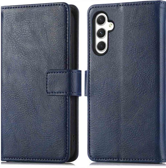 iMoshion Book Case Samsung Galaxy A25 / A24 - Donkerblauw - Pasjeshouder