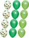 Haza Verjaardag ballonnen - 18x - groen-kleuren-mix - 30 cm - feestversiering