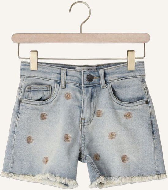 Koko Noko N58901 Jeans Meisjes - Broek - Lichtblauw - Maat 80