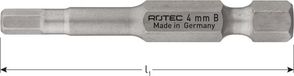 Rotec bitset inbus, BASIC, SW5x50mm (HEX) (2 pièces)