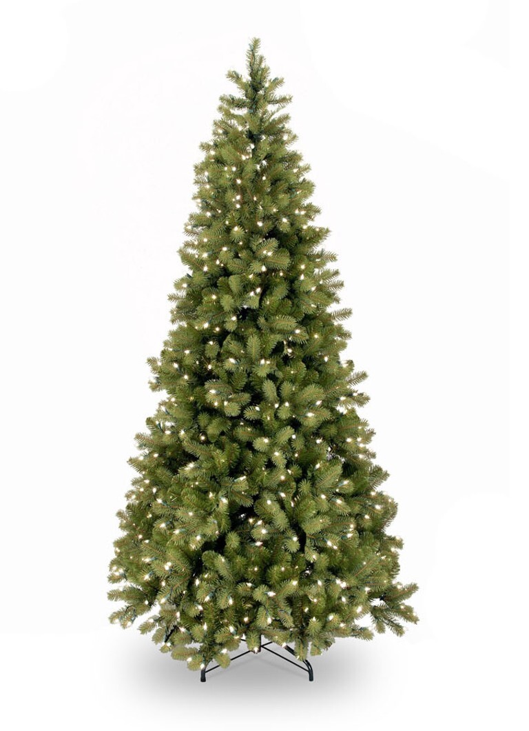 National Tree Company National Tree Company Bayberry Slim kunstkerstboom met LED-verlichting 228 cm