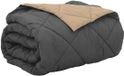vidaXL Couette d'été 220 x 200 cm été 200 gsm anthracite et taupe