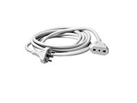 Winner 492517384 elektrische verlengkabel, stekker en stopcontact 16 A, met kabel, wit, 3 m