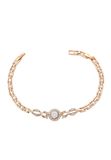 NAEMI Armband 14 karaat goud Ros 18 cm