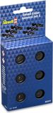 Revell Hobbyverf Enamel verf - 32217 Verfkleuren Basisset - Zwart - Glanzend en Matt - 6x14ml
