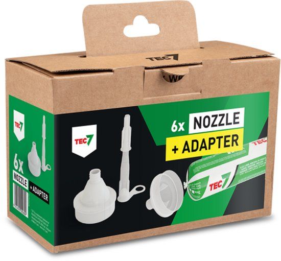 Tec7 Nozzle + adapter voor worsten (6 stuks)