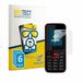 BROTECT Screenprotector 6 Stuks voor Karbonn K19 Rock Beschermglas transparant