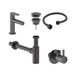 MAY Forma S Fonteinkraan Combiset Geborsteld Carbon Black PVD