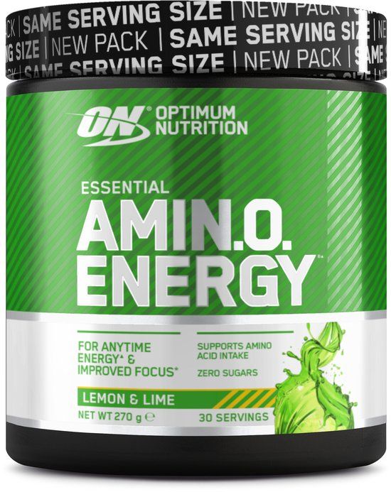 Optimum Nutrition Essential Amino Energy - Lemon Lime - Pre Workout - BCAA & EAA Aminozuren - 270 gram (30 doseringen)